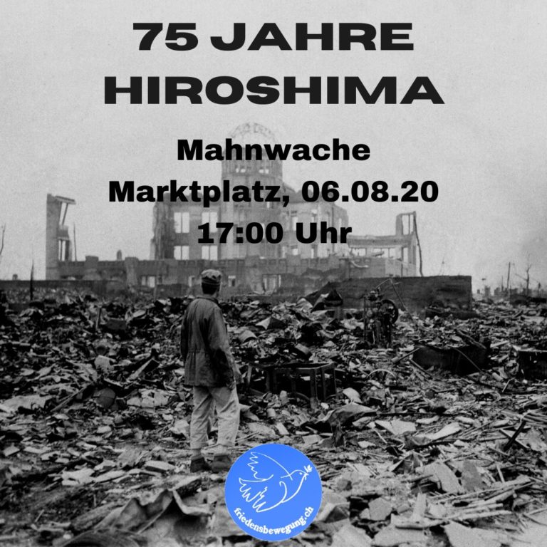 75 Jahre Atombombenabwurf Auf Hiroshima Und Nagasaki Atomwaffenverbot ...